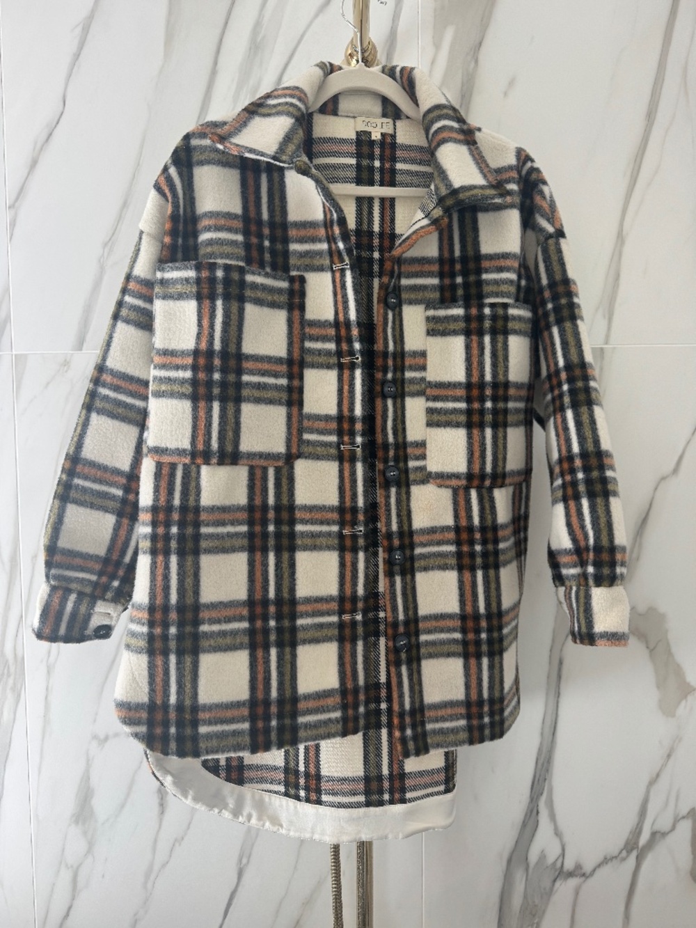 Plaid shacket